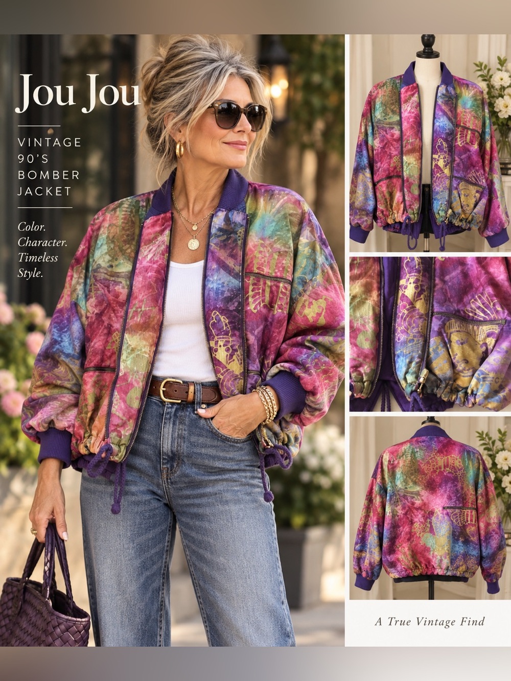 Vintage… 90’s Bomber Jacket Jou Jou